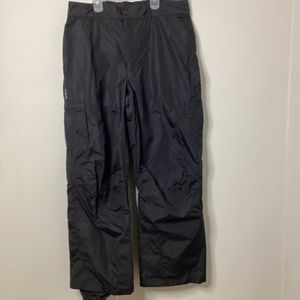 Columbia Pants Mens Large Black Waterproof Cargo Gorpcore Snow Ski Nylon Mens Si